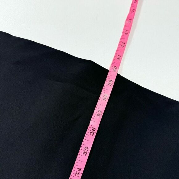 Ann Taylor Dress Womens 16 Black Short sleeve A Line Flare Crewneck Mature - Picture 3 of 11